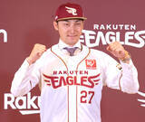 「【楽天】ＦＡでＤｅＮＡから入団の伊藤光　愛知出身も秋田生まれで「東北に縁がある。東北の血が入っている」」の画像1