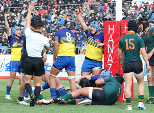 【高校ラグビー】京都成章　裏方に徹する笹岡主将のゲキで後半４連続トライ　５大会ぶり決勝はリベンジ戦