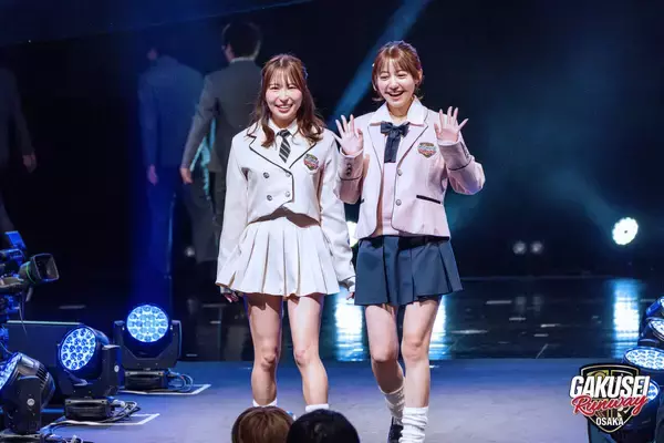 高橋かの＆平井こと「学生ランウェイ」で制服姿披露「すごい熱気でパワーもらえた」