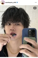 Ｍ！ＬＫ・佐野勇斗「ちゃんと歯磨けるひと！！」鏡越しショットをアップ！