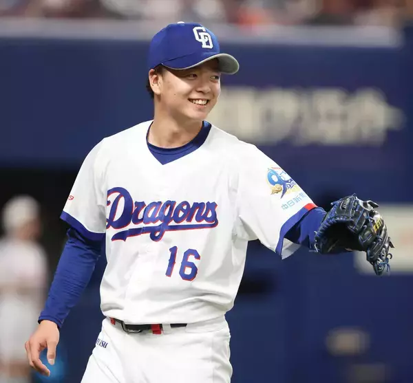 【中日】桜井頼之介が６回６安打２失点「野手の皆さんが助けてくれた」５回まで７点の援護もらい、プロ初勝利の権利を持って降板