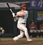 「【楽天】止まらない！辰己涼介が驚異の３戦連続アーチ　右中間へ９号ソロ　４年ぶりの２桁アーチに王手」の画像1