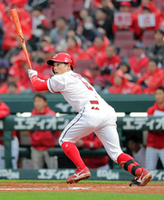 【広島】ドラフト３位・勝田成、３戦ぶりスタメンでプロ初猛打賞「ベンチから学べることがたくさんあった」