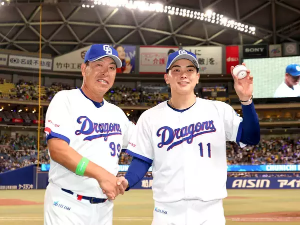 【中日】浮上のキーマンに待望の瞬間！ドラ１・中西聖輝が「３度目の正直」でプロ初勝利「待ちわびていた」自己最長７回９Ｋで虎を撃破