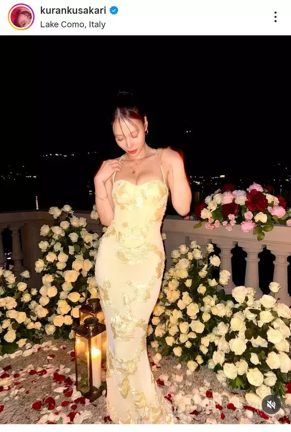 「ご結婚？」草刈正雄の長女・紅蘭　イタリアでの最新ショットに騒然！「だーりんも」「幸せそう」出産から８年