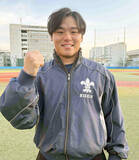 「【大学野球】立大が始動　自他ともに認める熱血漢・落合智哉主将「チームを変えたい」」の画像1