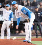 「【日本ハム】有原航平、古巣復帰後初エスコン、３回途中５９球、４安打２失点、５四球で最速は１４５キロ」の画像1