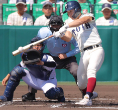 【センバツ】大阪桐蔭、２戦連続で初回に先制！５番・藤田大翔がタイムリー　春夏１０度目の全国Ｖへ三重と２回戦