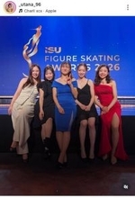 「アイドルみたい」世界フィギュア代表のドレスアップ姿にくぎ付け！「かわいい～」“うたまさ”吉田唄菜が公開