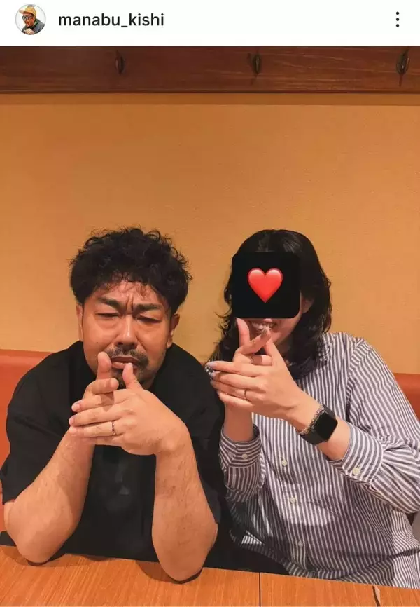 「どきどきキャンプ」岸学、結婚発表　左手薬指キラリの２ショット披露し「結婚しました」ジャック・バウアーものまねでブレイク