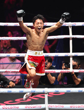 【ボクシング】故・ガッツ石松さんに捧げる最短ＫＯ勝利　大橋会長「ガッツさんが天国から降りた」…大橋ジム６人目、石井武志がＷＢＡ世界ミニマム級奪取