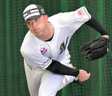 「【ロッテ】初の開幕投手に意欲を示す４年目右腕がブルペンで４１球　「まだまだ良くなります」と自信」の画像1