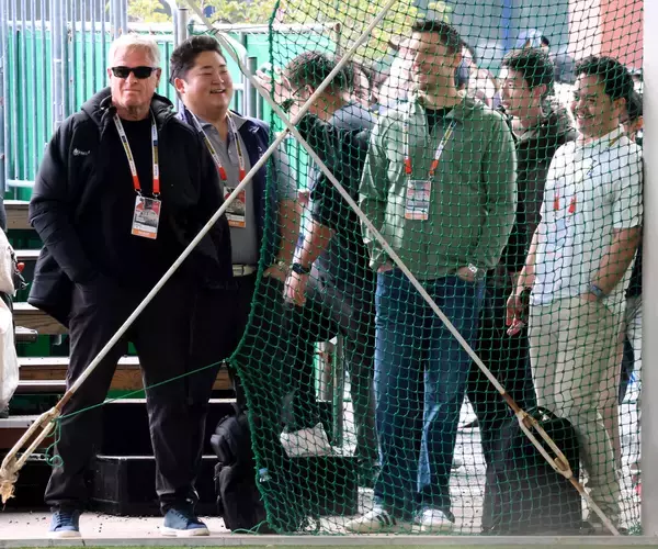 ドジャース幹部らが侍ジャパンメンバーに熱視線「日本の一番いい選手が集まっているので…」２日連続で視察