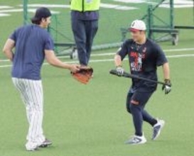侍ジャパン・近藤健介、大谷バットでフリー打撃「あんな飛距離はバットのおかげかなと思ったら…」