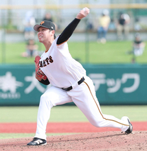 【巨人】先発・又木鉄平は５回８安打１失点　粘投も１０勝目は逃す「リズム良く投げることができなかった」…２軍戦