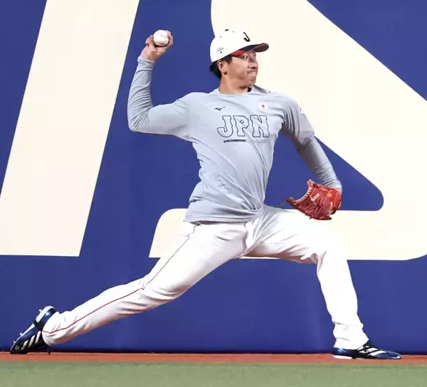 ２７日に緊急降板の大勢について「動けていた」と吉見投手コーチ　右足筋けいれんから一夜明けキャッチボールなどで調整