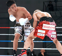 【ボクシング】日本Ｓフェザー級１位・木村蓮太朗が５回ＴＫＯ勝ち　６戦連続ＫＯ勝利＆８連勝　優勝賞金１０００万円「フェニックスバトル…トーナメント」準々決勝