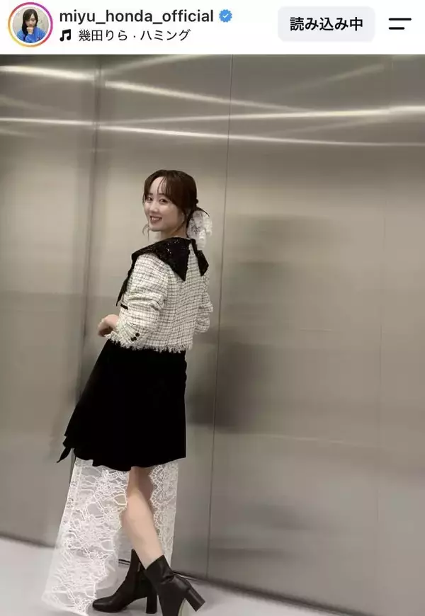 「なんで」「なかなか…」本田望結、最新姿にファン騒然「後ろ姿…」見えてる！「素晴らしい」１０キロ減で話題