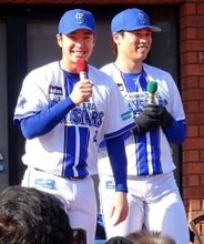 【ＤｅＮＡ】度会隆輝が“コワモテ”へのキャラ変願望　小園健太とトークショー