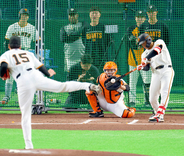 【巨人】増田陸がライブＢＰで大勢から強烈なアーチ！８年目にして初の開幕１軍