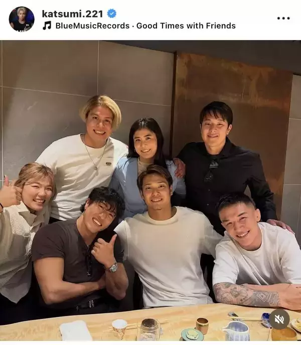 中村克が超豪華「異種アスリート会」集合ショットを披露「最高に刺激的な夜でした」