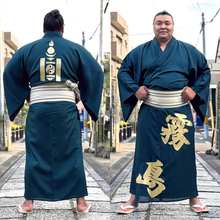 霧島、綱取りへ「金づくし」　染め抜き、子供たちからは手作り「金メダル」　２度目挑戦「やるしかない」…１２日初日・名古屋場所