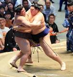 「大の里が３連勝で４勝目　今場所初めて白星先行　過去２勝３敗と分の悪い伯乃富士を下す」の画像1