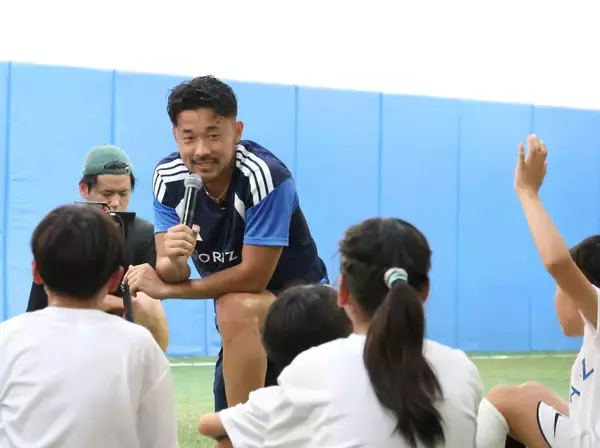 日本代表DF菅原由勢、Ｗ杯の悔しさを胸に成長誓う「細かいディテールにこだわりたい」　スペイン優勝の決勝は「あえて」見ず…体験イベントに出席