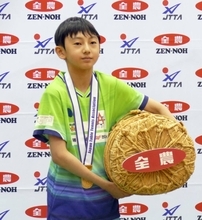 卓球・全農杯、ホープス男子は小林俊晴が激戦勝ち抜き初Ｖ「最後まで楽しくできた」