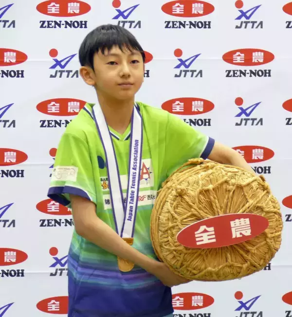 卓球・全農杯、ホープス男子は小林俊晴が激戦勝ち抜き初Ｖ「最後まで楽しくできた」