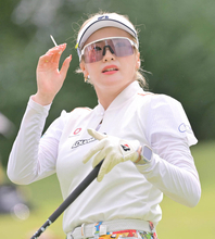 【女子ゴルフ】全英女子Ｖの桑木志帆は２差７位発進「パッティングがいい感じ。不安なく臨める」