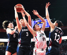 【バスケ】日本女子、２８年ぶり金メダル逃す　韓国に７０―７５の惜敗、前半１９点ビハインドから猛追実らず…アジア大会