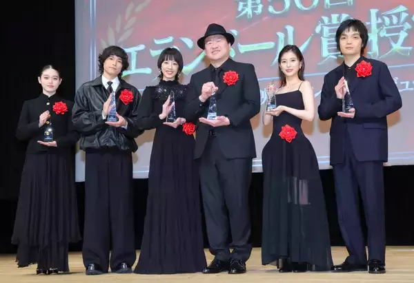 夏帆　昨年ドラマで共演の竹内涼真からの「待ち受け画面だった」という告白に驚き…エランドール賞授賞式