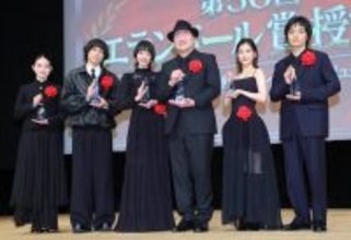 夏帆　昨年ドラマで共演の竹内涼真からの「待ち受け画面だった」という告白に驚き…エランドール賞授賞式