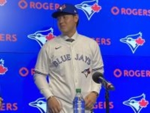 岡本和真、メジャー移籍１年目でもＷＢＣ出る！　ブルージェイズ入団会見で「戦いたい」「準備はしています」