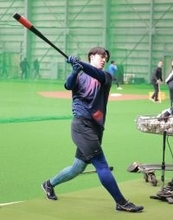 【日本ハム】二刀流・柴田獅子が新年初打ち　“脳筋トレ”で「思った以上にフィジカル上がった」
