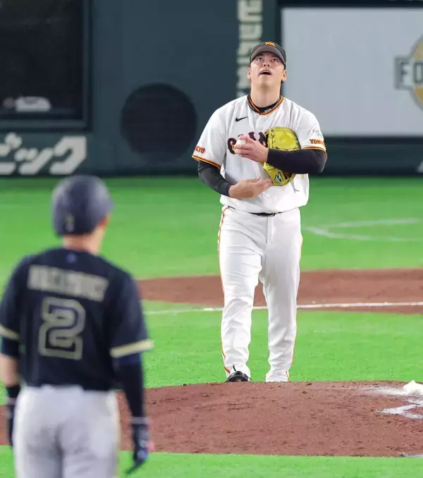 【巨人】６回のピンチに３番手で登板の高梨雄平が押し出し四球　２番手・森田駿哉は４回１／３を３失点