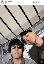 「その２人仲良いの！？」ＲＡＤＷＩＭＰＳ・野田洋次郎、有名アスリートとのショットにファン驚がく！　「最高」「馴染んでる」