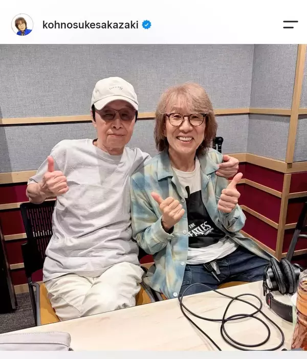 吉田拓郎８０歳　元気そうな姿！「イチャイチャ」「幸せそう」７２歳「THE ALFEE」坂崎幸之助と２ショット