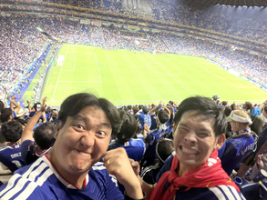 初戦に続き現地観戦のカカロニ　栗谷「日本の良さが出た完全な勝利」　すがや「こんなに安心して見られた試合ない」　２人の世界遺産訪問も大きな力に！？