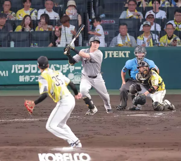 【巨人】泉口友汰が４回１死でチーム初安打　打線は１０連敗中の阪神・才木に苦戦
