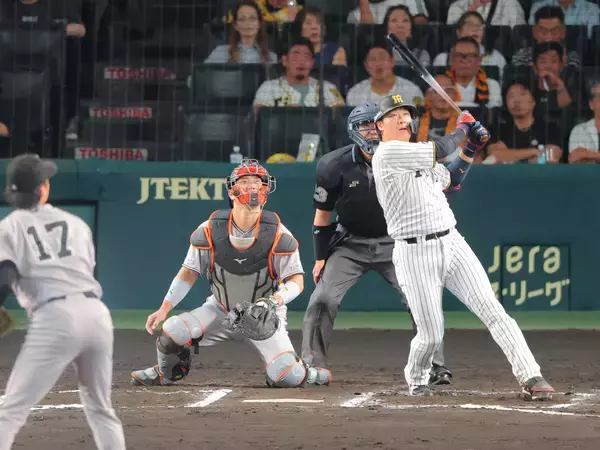 【阪神】大山悠輔が３試合連発となる値千金２０号同点ソロ！ひと振りで試合を振り出しに戻した