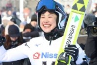 【スキージャンプ】岩佐明香がＨＢＣ杯初優勝　１回目５位からの大逆転「会社の皆さんがガッカリして帰っちゃうのが嫌だった」