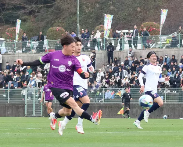 【Ｊ２藤枝】ＦＷ矢村健が２発でけん引「しっかりチームを支えたい」槙野監督に対外試合初勝利プレゼント