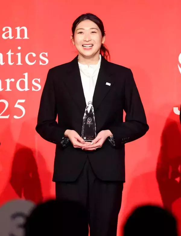【水泳】池江璃花子がアリーナスプリント賞受賞　「２０２８年を目標にトレーニングを積んでいく」