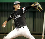 「【ソフトバンク】徐若熙が初ブルペンで約５０球　小久保裕紀監督「きれいなフォームで、バランスがいい」」の画像1