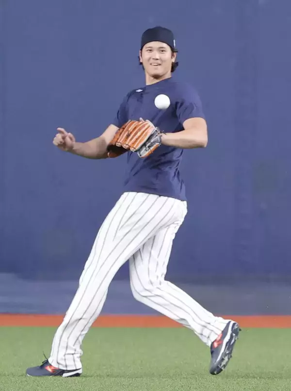 侍ジャパン・大谷翔平がいよいよ初陣！　井端弘和監督は打順明言せずも強化試合２戦で１、２番をテストへ