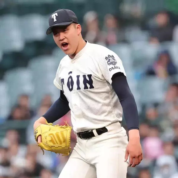 「【センバツ】大阪桐蔭の“新怪物”川本晴大が圧巻の初回３者連続三振…２年生左腕が最速１４８キロで聖地沸かす」の画像