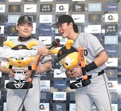【巨人】勝ち越し打決めた岡田悠希　久々東京ドームの大歓声に「最高でーす！」…丸＆ダディに大盛り上がり