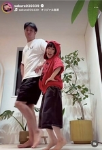 モデルデビュー決まったパンサー尾形の娘、親子ショット！「ステキ」「可愛過ぎてる」尾形さくらがダンス公開